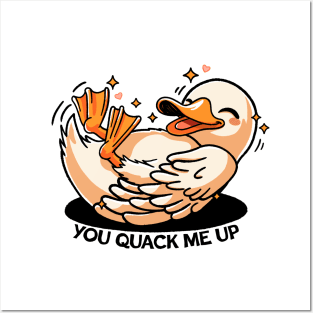 You quack me up duck Posters and Art